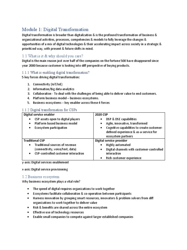 TMForum - Digital Business Ecosystems Fundamentals | PDF | Business Model | Use Case