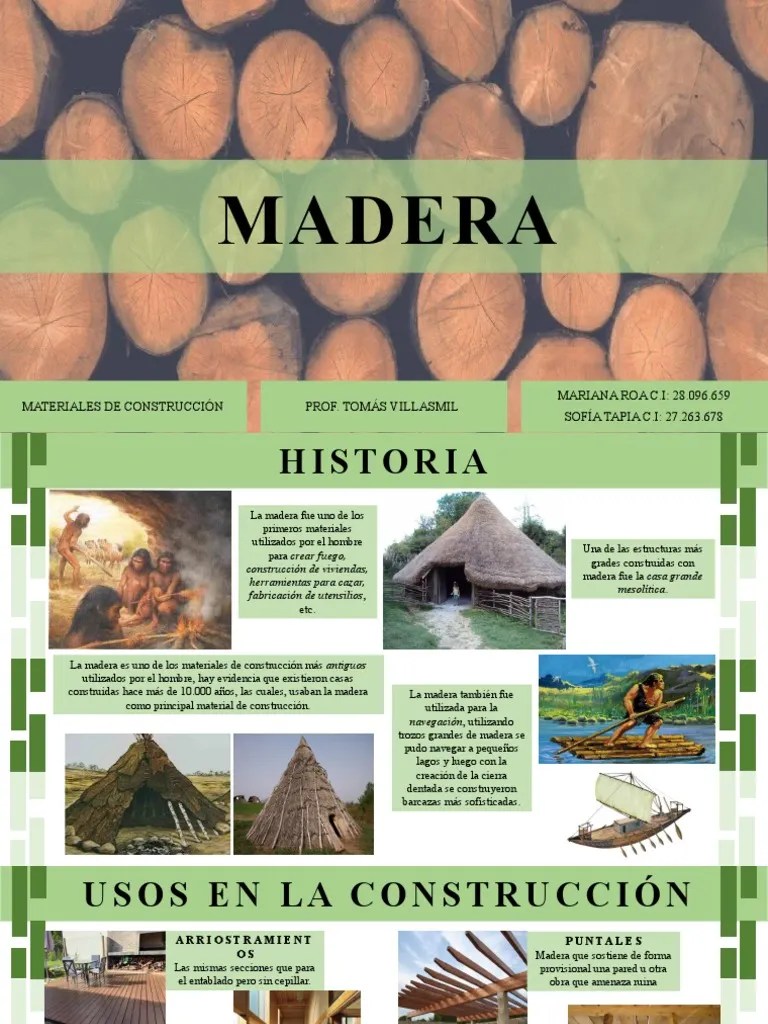 Materiales (Madera) 4 | PDF | Madera | Materiales De Construcción