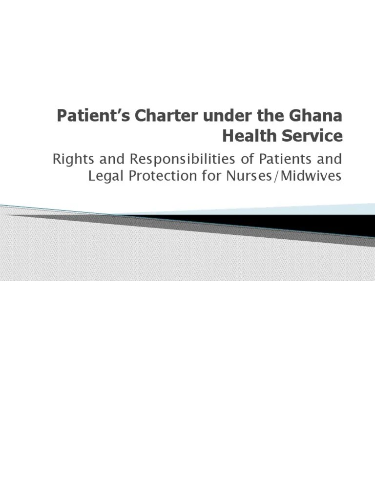 Patients Rights, Responsibilities And Legal Protection For Nurses And ...