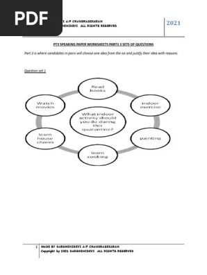 Sample Speaking Test Pt3 Picture / Pt3 Speaking Sample Test Examiner Booklet