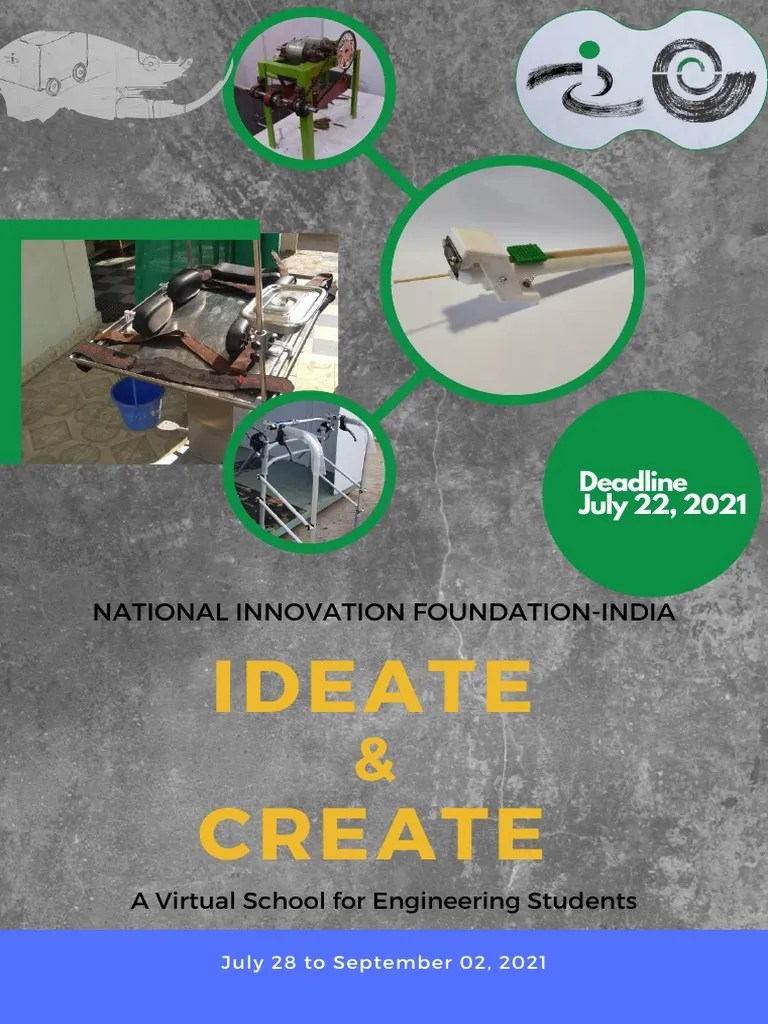 Ideate Create: National Innovation Foundation-India | PDF