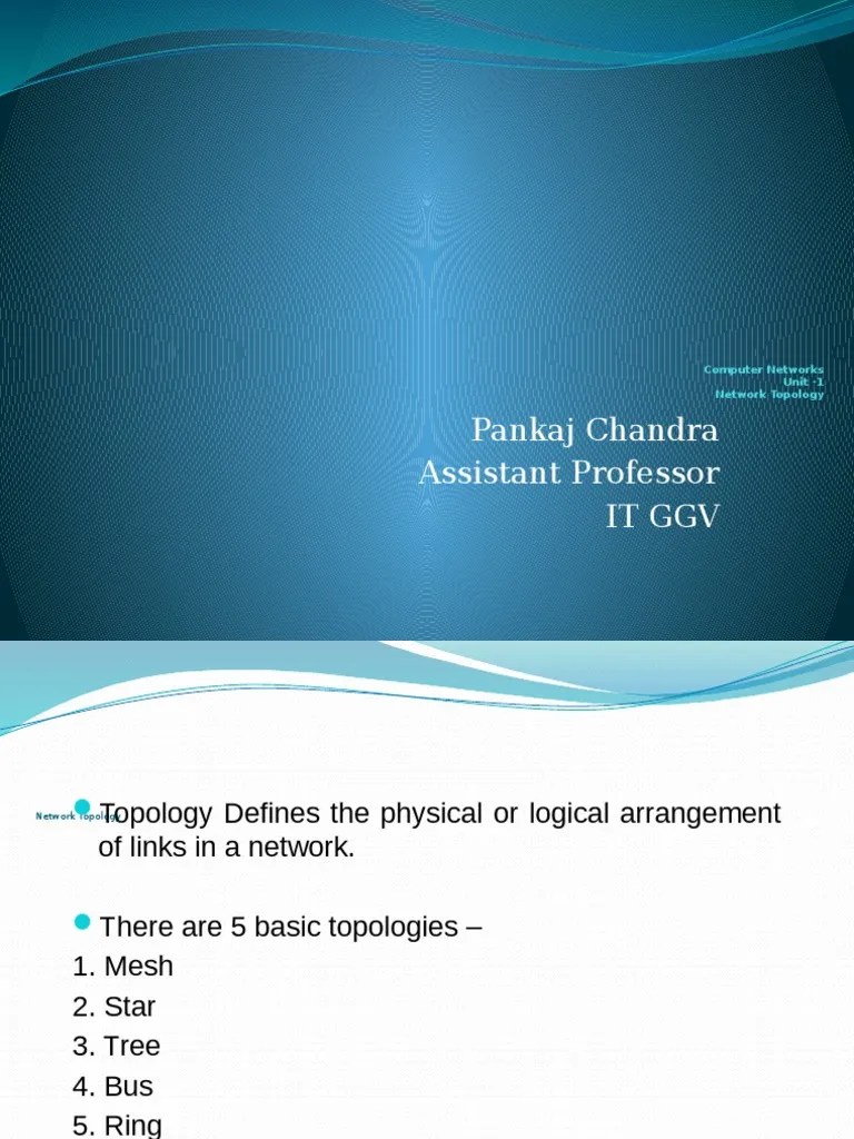 4 - Network Topology | PDF | Network Topology | Computer Networking