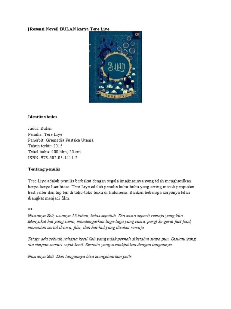 Resensi Novel Bulan | PDF