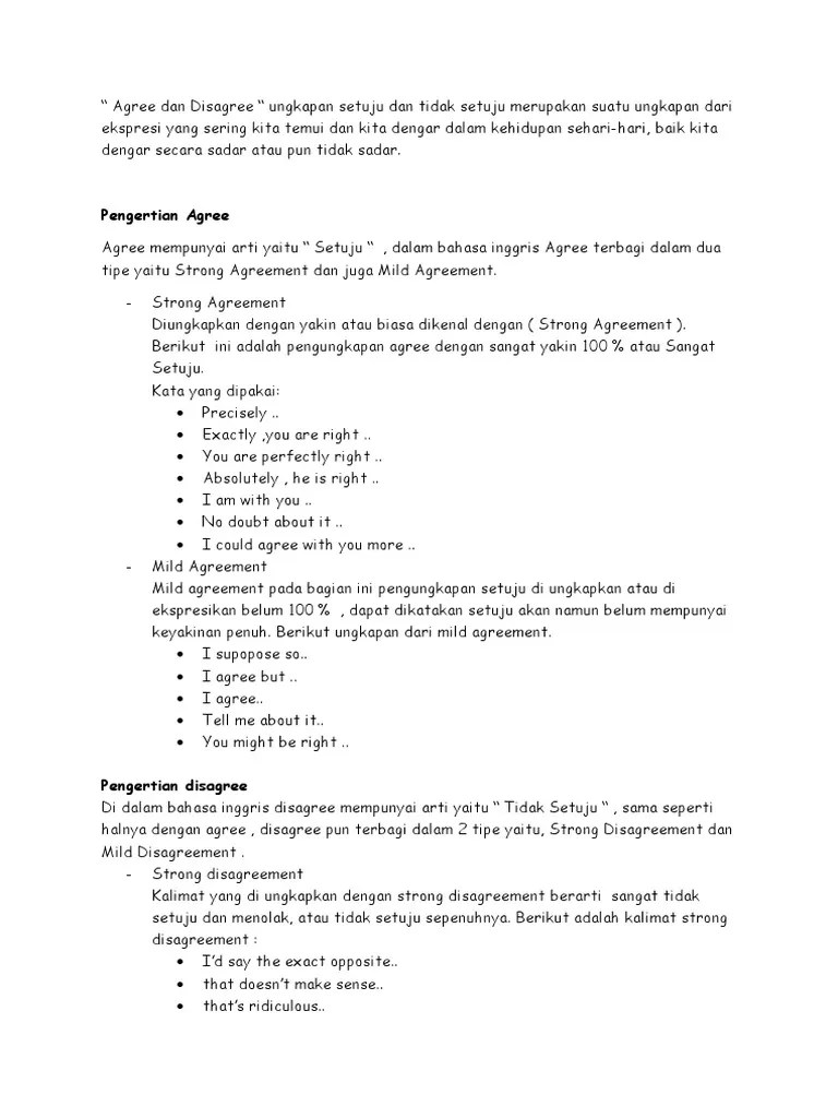 Agree Dan Disagree | PDF