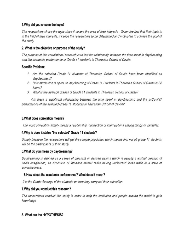 Mock Defense Questions And Answers | PDF | Questionnaire | Survey Methodology