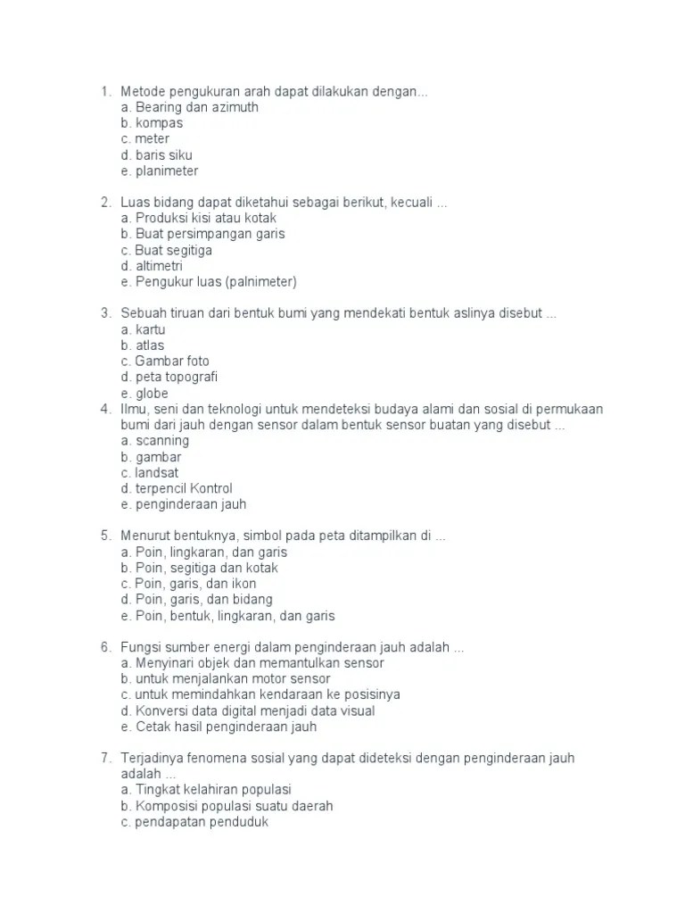 Soal PTS KLS X | PDF