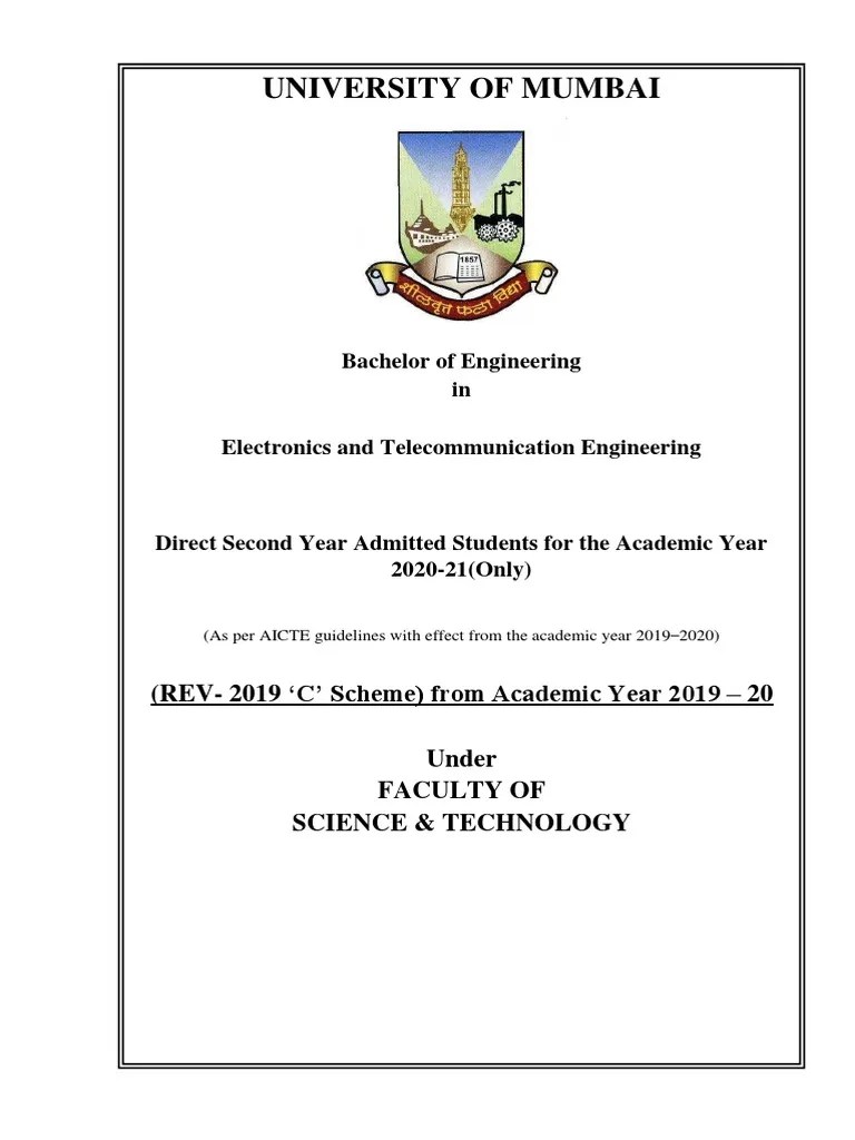 Dse Sem III Extc Engg Syllabus 2020-21 | PDF | Method (Computer ...