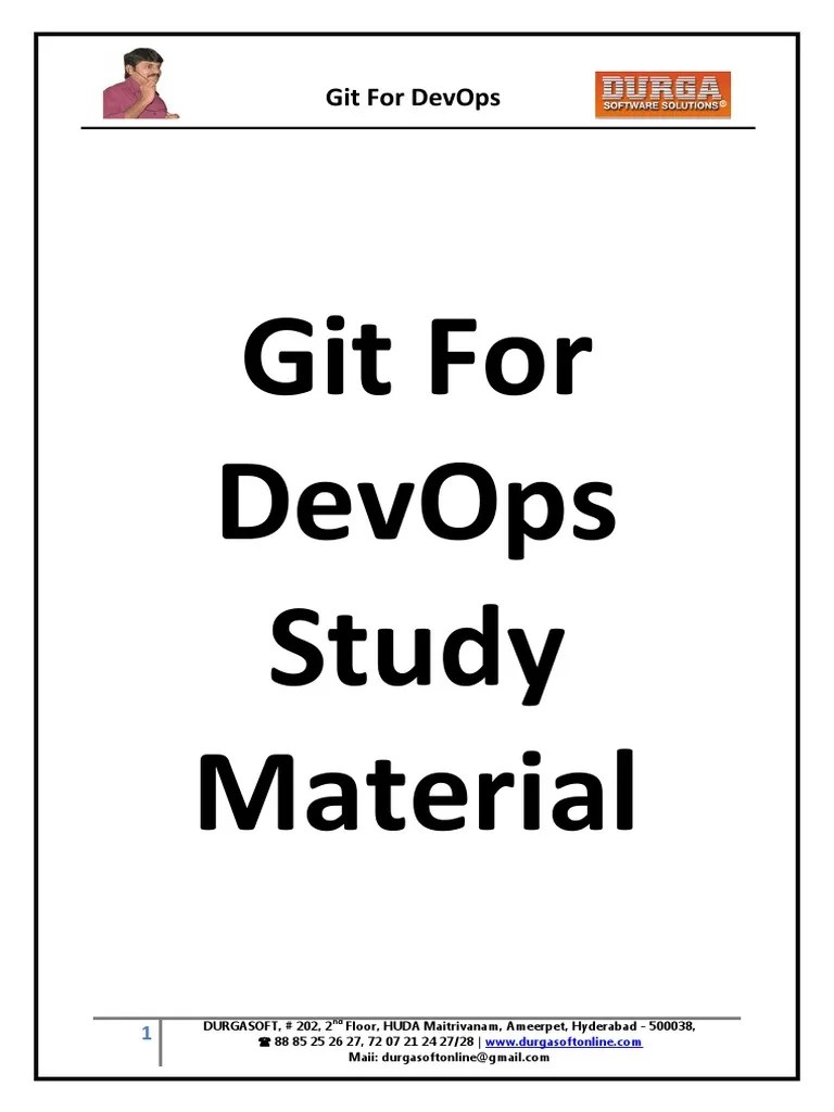 Git For Devops Study Material | PDF | Version Control | Agile Software ...