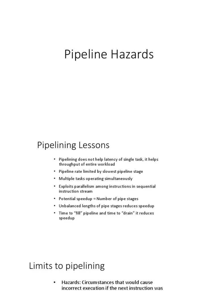 Pipeline Hazards Presentation Pdf Computer Architecture Computing - Best Space Wallpapers in Retina