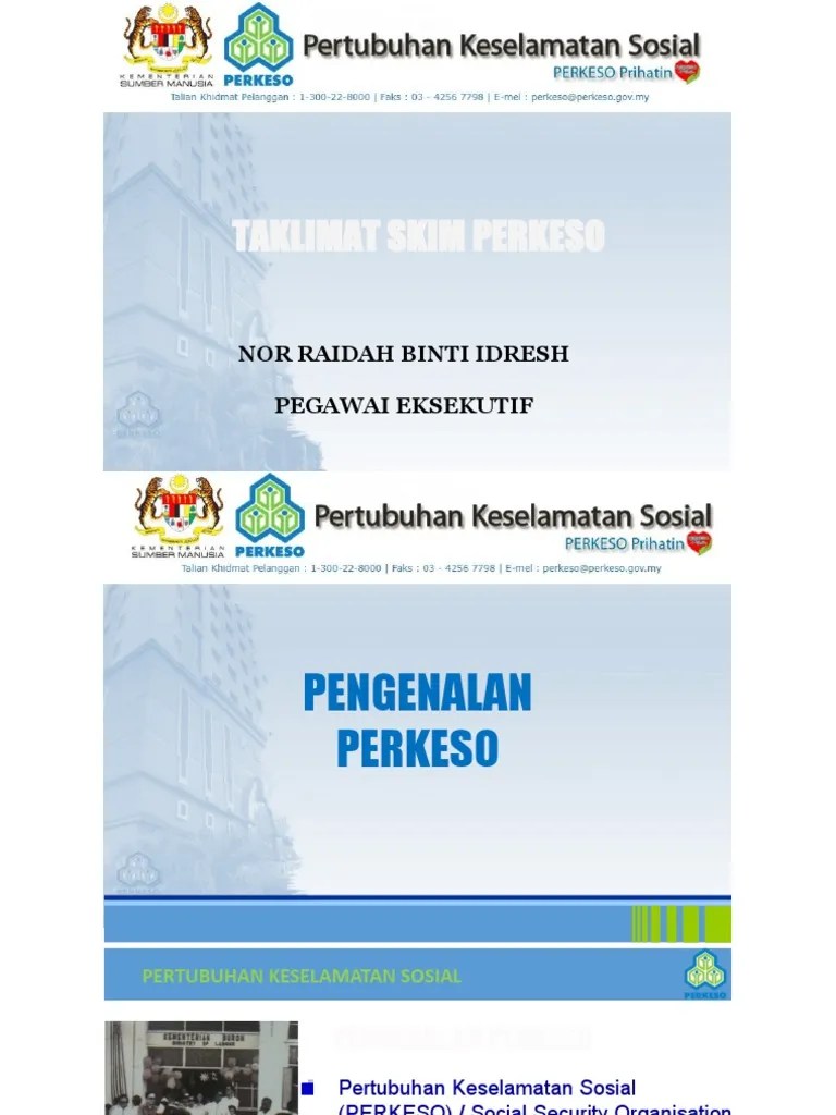 Bil, gaji bulanan, jenis pertama (skim bencana pekerjaan dan skim keilatan), jenis kedua (skim bencana . Taklimat Perkeso 17 Jun 2021 Pdf