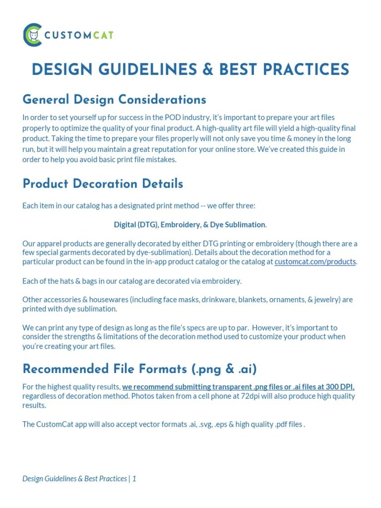Design Guidelines & Best Practices | PDF | Rgb Color Model | Image Processing