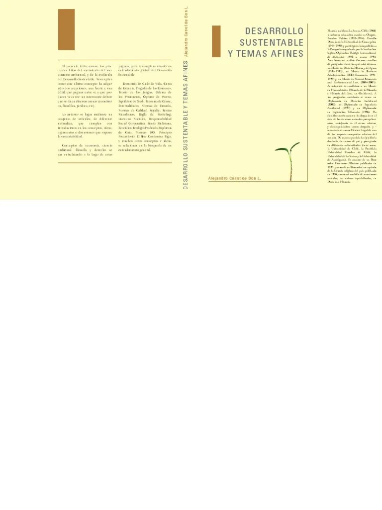 Desarrollo Sostenible | PDF | Desarrollo Sostenible | Sustentabilidad