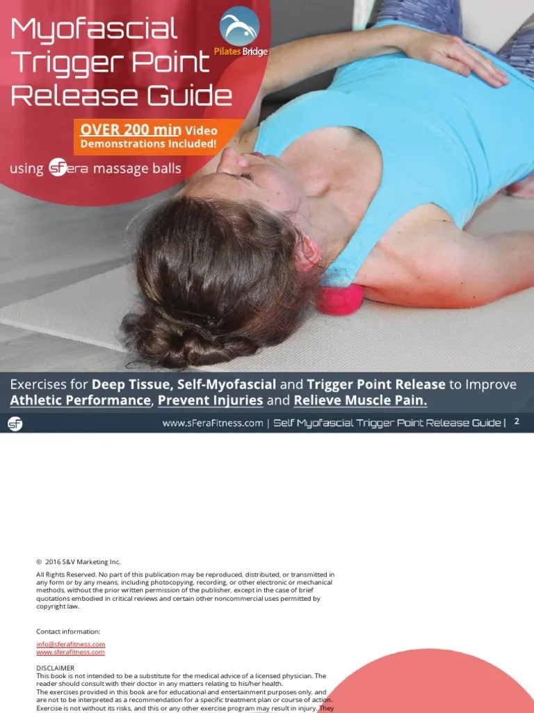 Self Myofascial Trigger Point Release Guide 2016 | PDF | Myofascial Trigger Point | Massage