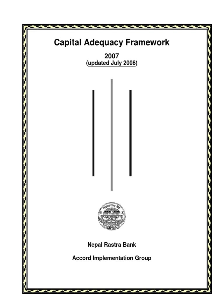 Capital Adequacy Framework: (Updated July 2008) | PDF | Basel Ii | Capital Requirement