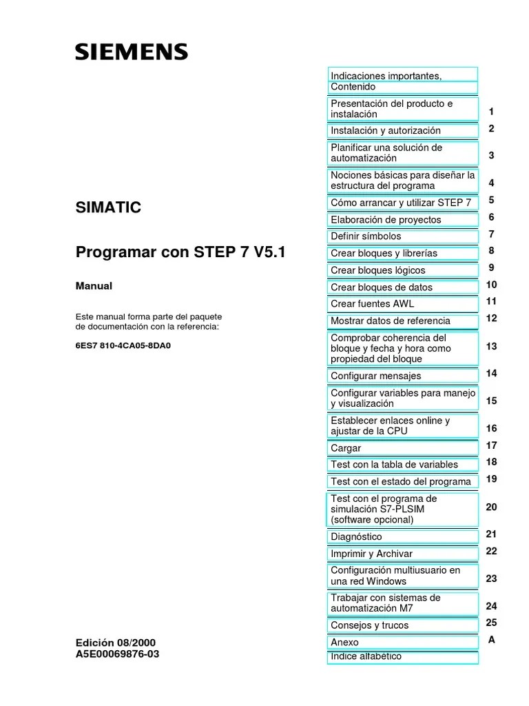 Programar Con STEP 7 | PDF