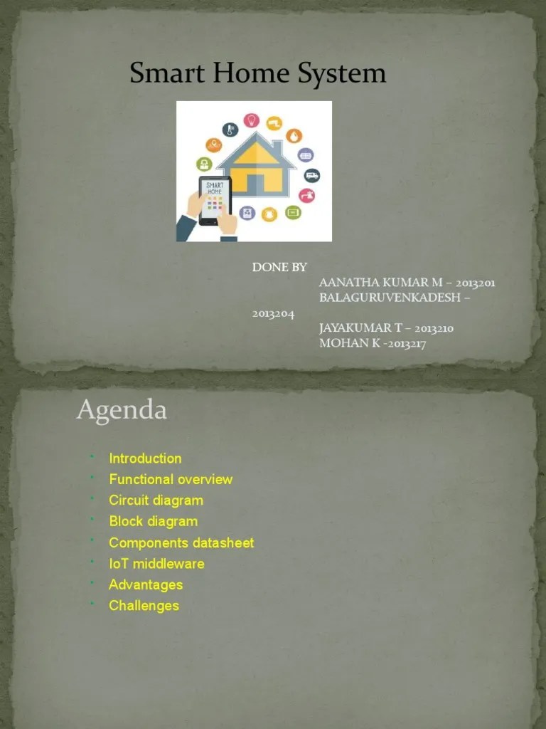 Smart Home Using IoT | PDF | Internet Of Things | Sensor