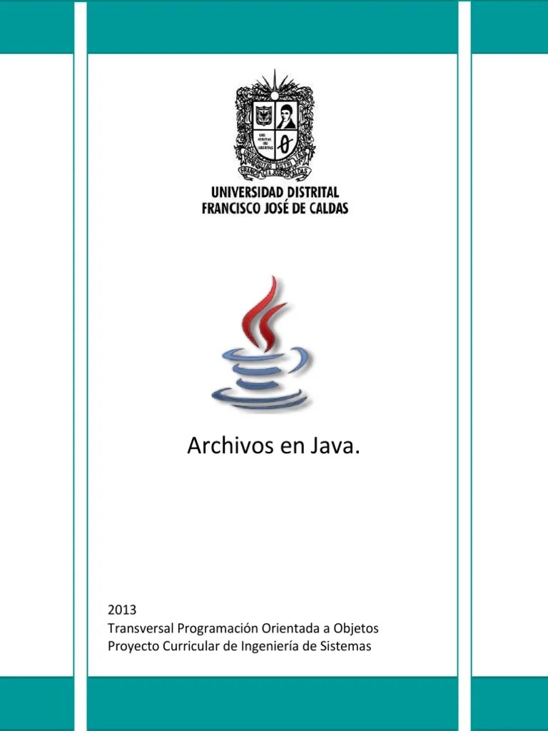 Archivos En Java | PDF | Archivo De Computadora | Java (lenguaje De Programación)