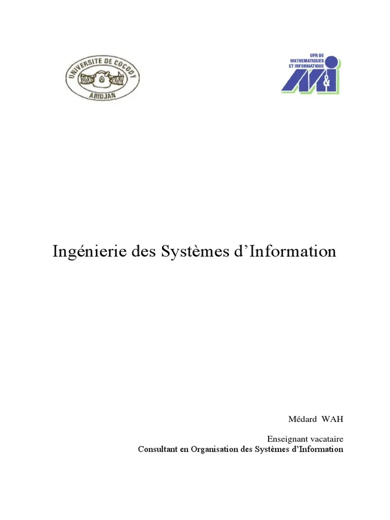 Cours ISI Version 10 | PDF | COBIT | Informatique