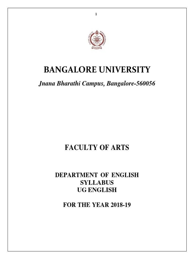 General English-Syllabus-III & IV Sem | PDF | Question