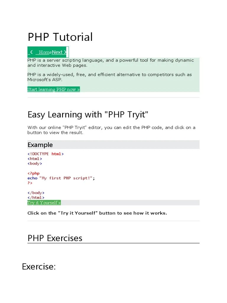 PHP Tutorial: Easy Learning With 