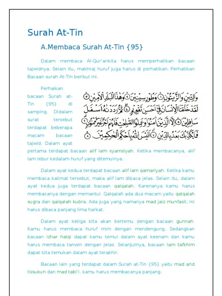 Demi (buah) tin dan (buah) zaitun, 95:2. Surah At Tin