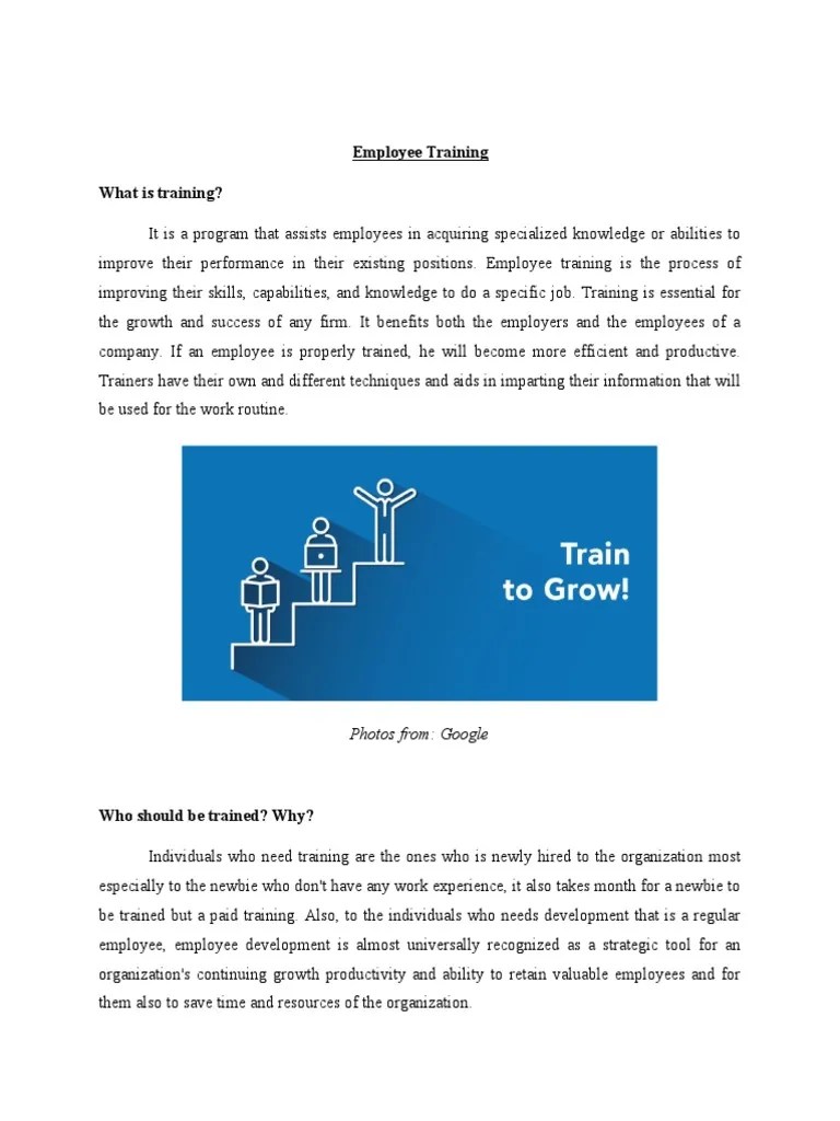 Human Resource - Training | PDF | Employment | Cognition