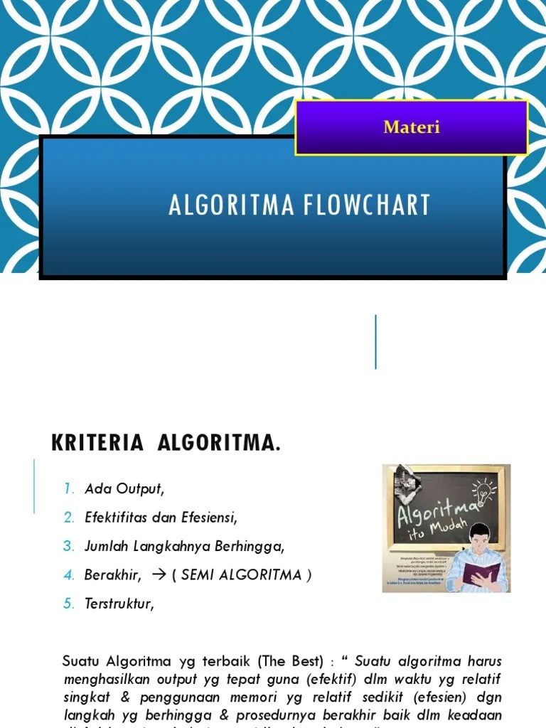 Algoritma Flowchart | PDF