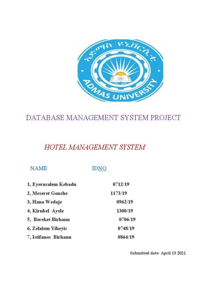 Database Management System Project | PDF | Databases | Information Management