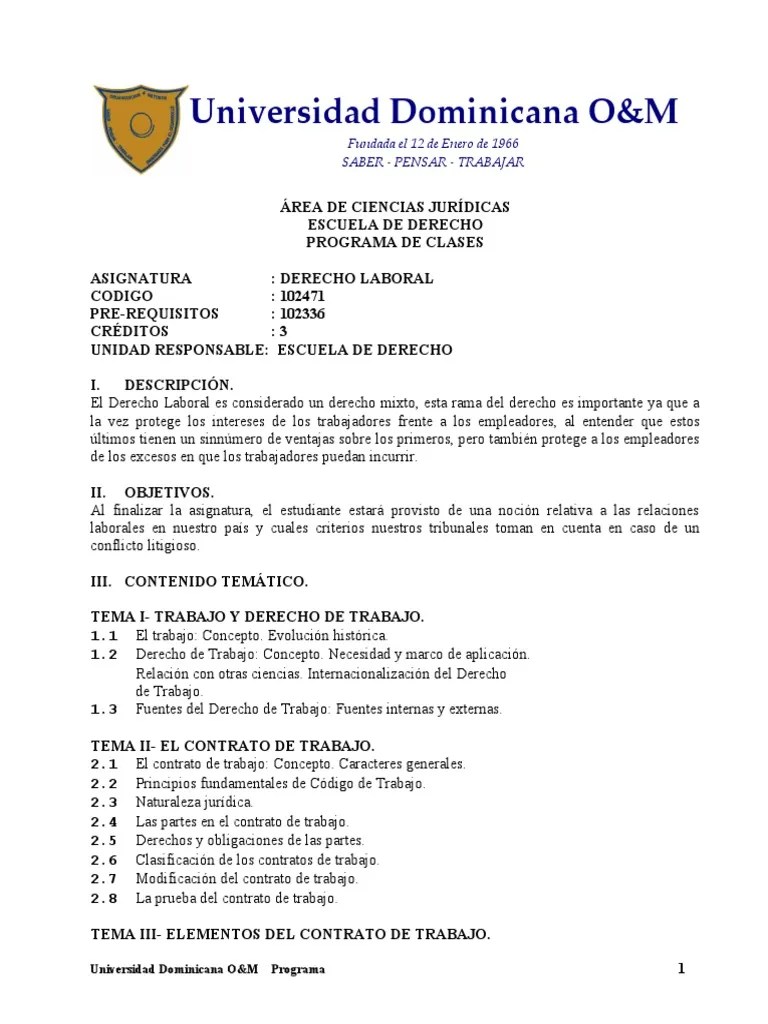 Derecho Laboral | PDF | Derecho Laboral | Economias