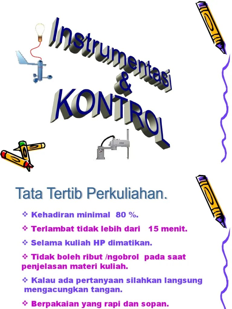 Instrumentasi Dan Kontrol 1 | PDF