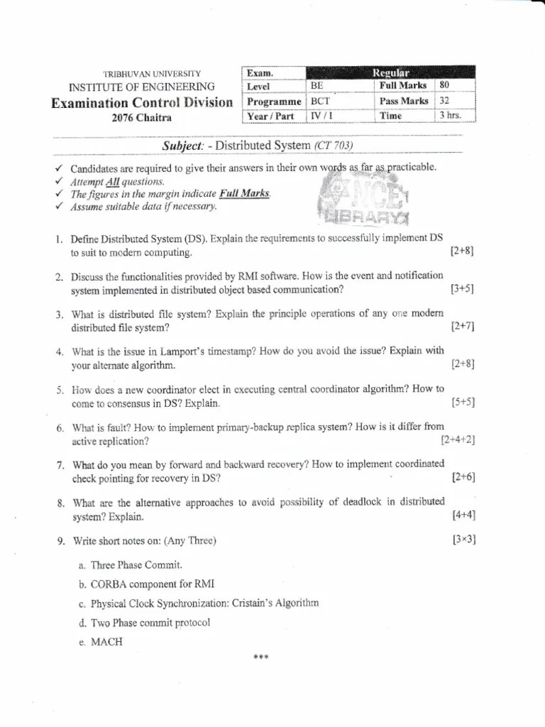 Distributedsys Updated | PDF | Distributed Computing | Replication ...