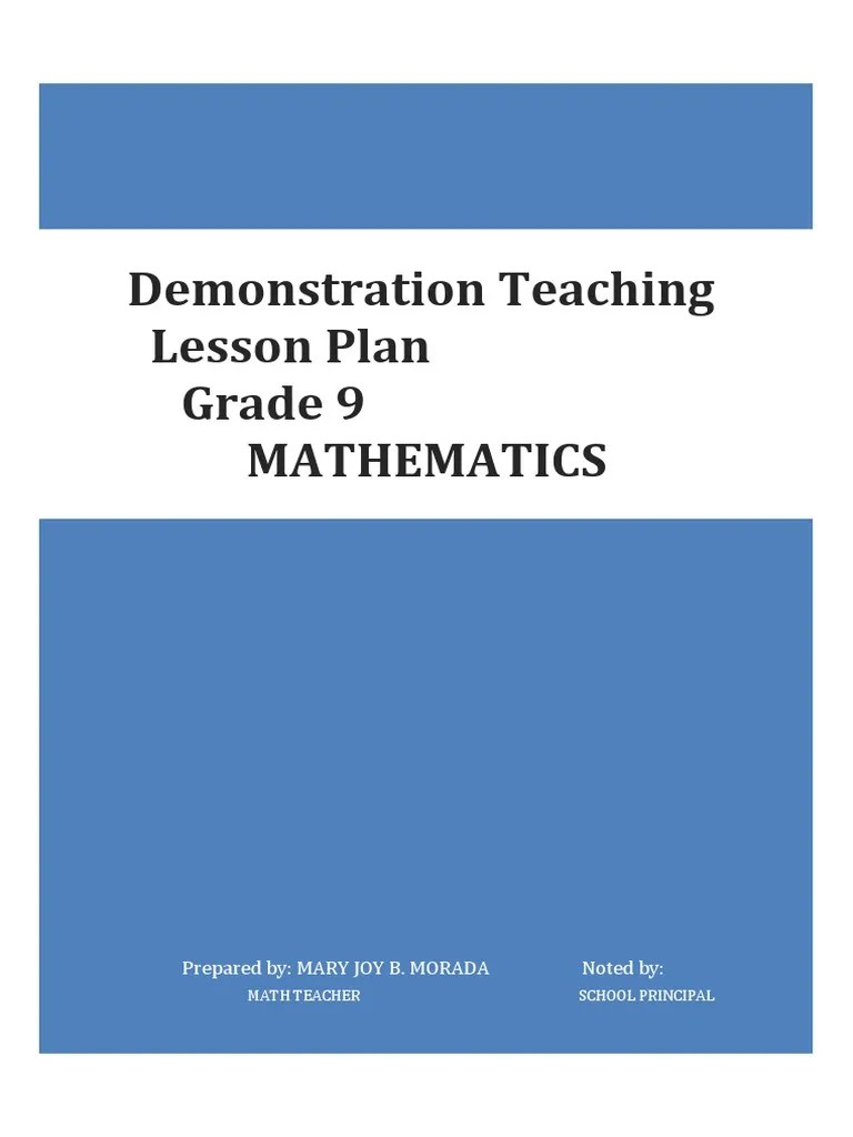 The Six Trigonometric Ratios Lesson Plan | PDF | Trigonometric Functions | Trigonometry