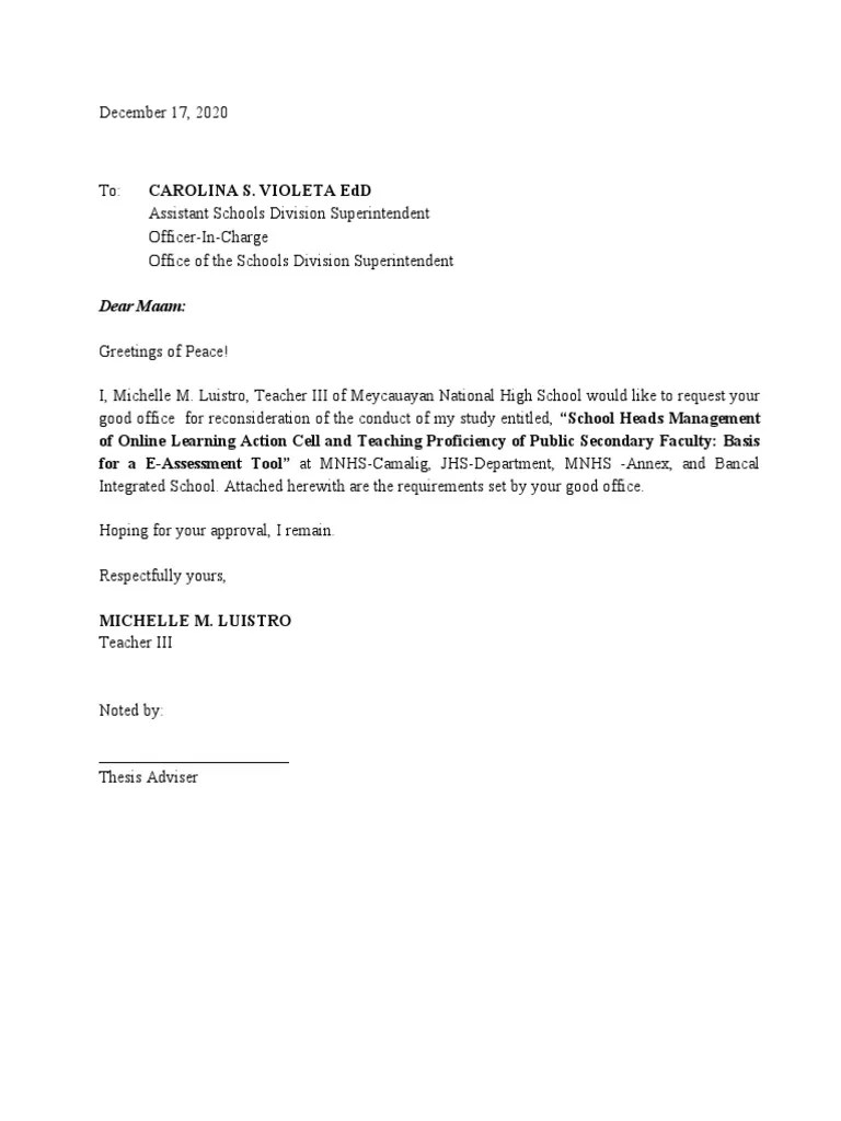 Request For Reconsideration | PDF