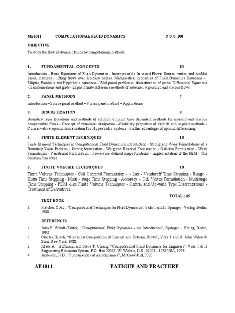 Computational Fluid Dynamics | PDF | Solid Mechanics | Fatigue (Material)
