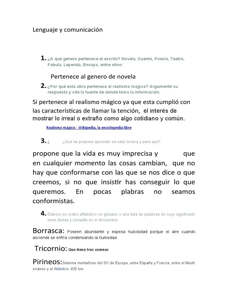 Lenguaje Y Comunicación | PDF
