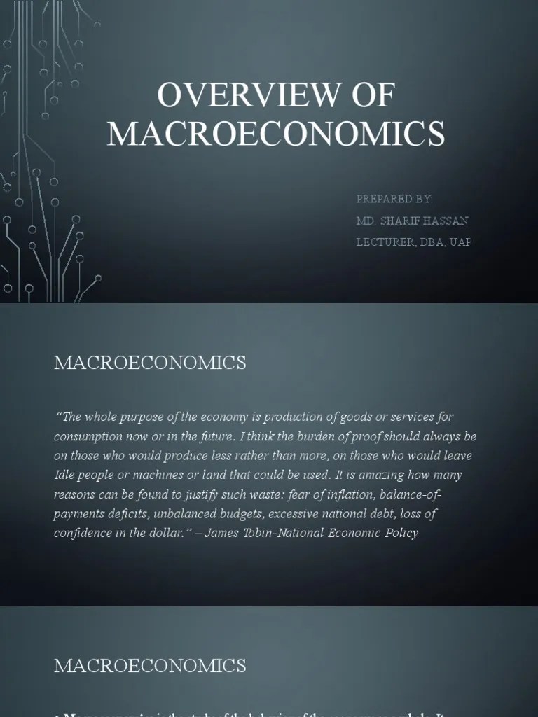 Overview Of Macroeconomics | PDF | Macroeconomics | Inflation
