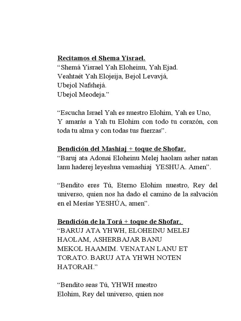 40 Días De Teshuvá | PDF | Tetragrammaton | Yahvé