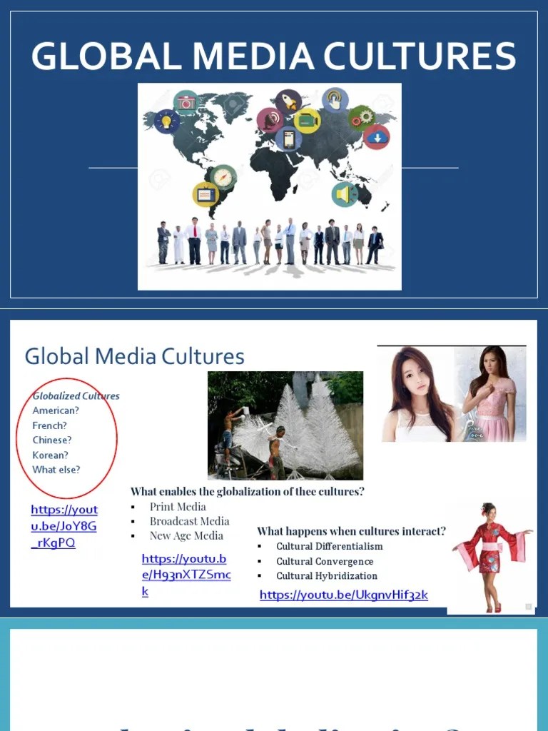 Global Media Cultures FULL | PDF | Mass Media | Globalization