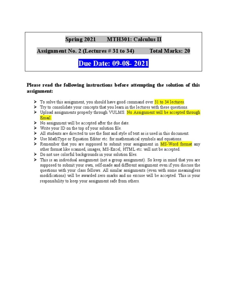 Spring 2021 - MTH301 - 2 | PDF | Art | Computers