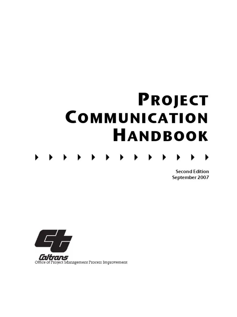 Project Communication Handbook 2nd Ed | Download Free PDF | Project ...