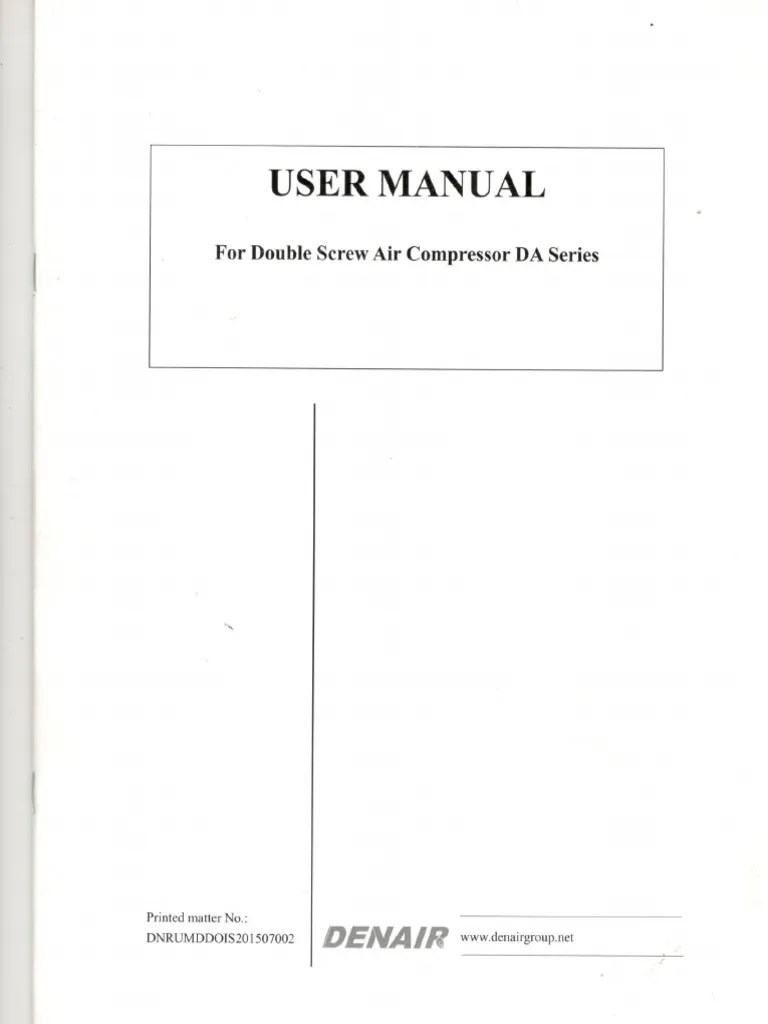 Manual Compresor | PDF