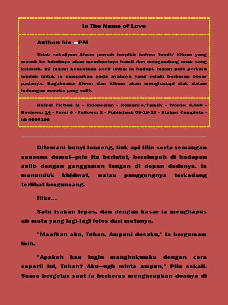 In The Name of Love | PDF