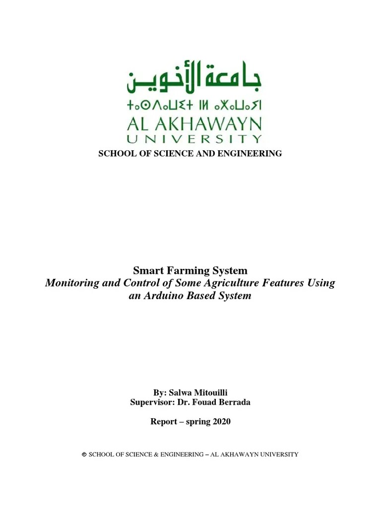 Smart Farming System | PDF | Internet Of Things | World Wide Web