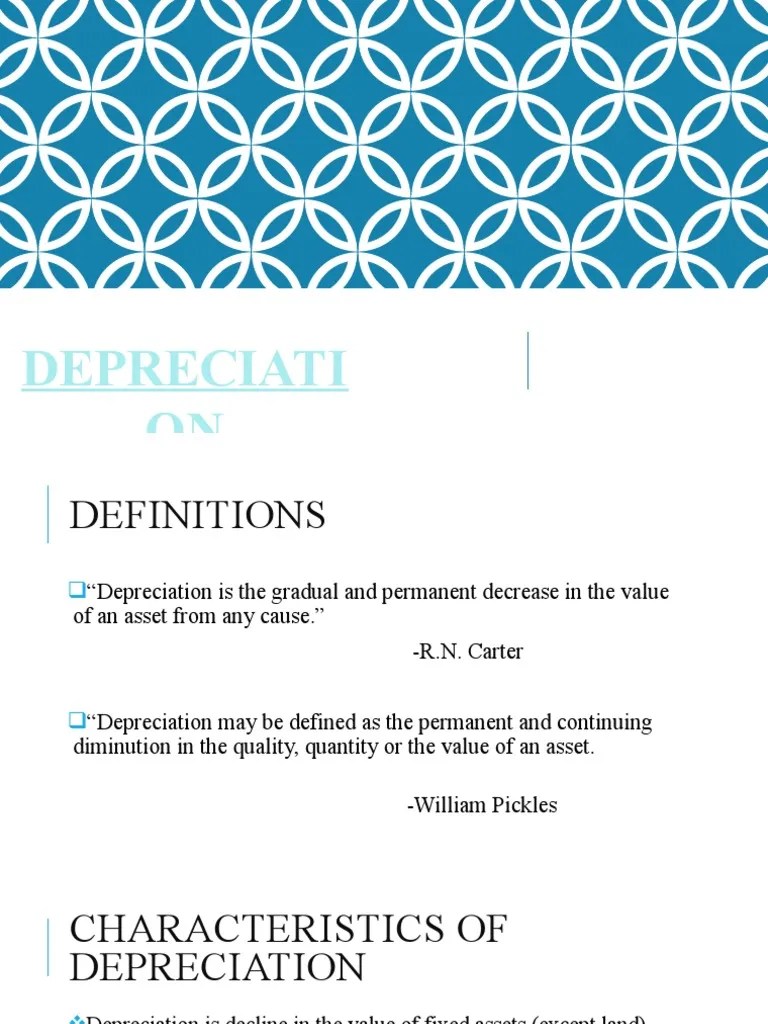 Depreciation | PDF | Depreciation | Book Value