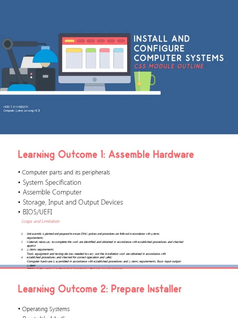 Core 1 - Install And Configure Computer System | PDF | Installation ...