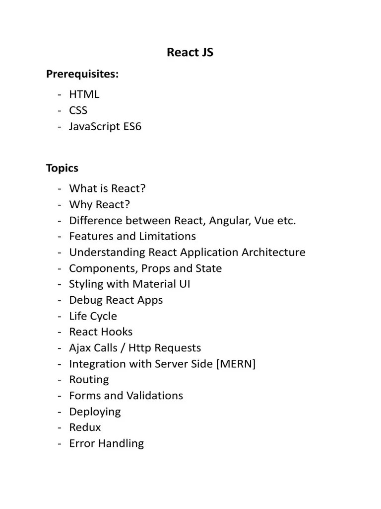 React Notes | PDF | Class (Computer Programming) | Java Script