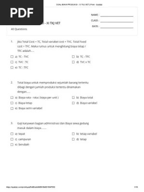 Biaya Peluang Adalah Quizizz / Contoh / Preview this quiz on quizizz.