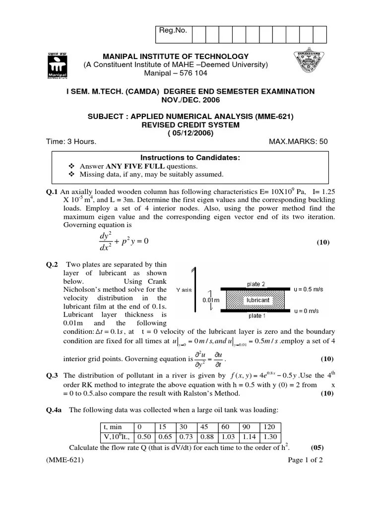 Applied Numerical Analysis | PDF | Eigenvalues And Eigenvectors ...