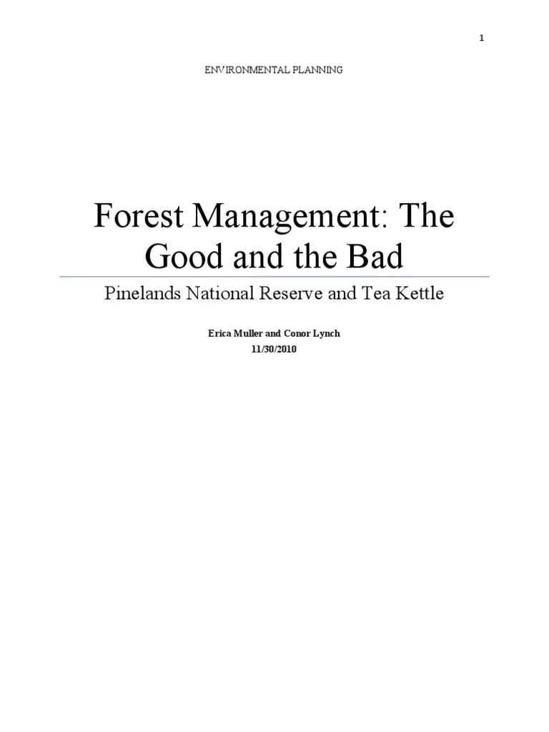 Forest Management | PDF | Disturbance (Ecology) | Wildfire