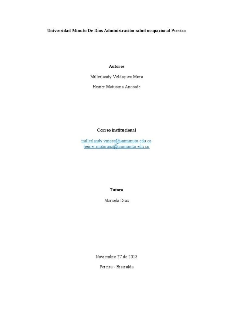 Factores De Riesgo | PDF | Estrés (biología) | Seguridad Y Salud Ocupacional